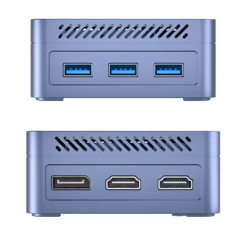 Mini PC met Intel N150 Processor – 12GB DDR5, 512GB SSD, Windows 11 Pro en 4K Triple Display