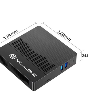 Mini PC met Intel N4000 – 6GB RAM, 128GB Opslag, WiFi 5 en Windows 11
