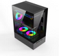 M-ATX / Mini ITX PC Behuizing met Transparant Zijpaneel – Gaming Case met 240mm Waterkoeling Support