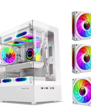 M-ATX / Mini ITX PC Behuizing met Transparant Zijpaneel – Gaming Case met 240mm Waterkoeling Support