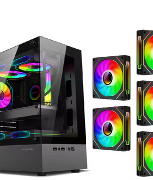 M-ATX / Mini ITX PC Behuizing met Transparant Zijpaneel – Gaming Case met 240mm Waterkoeling Support