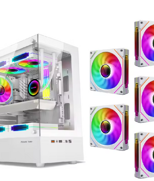 M-ATX / Mini ITX PC Behuizing met Transparant Zijpaneel – Gaming Case met 240mm Waterkoeling Support