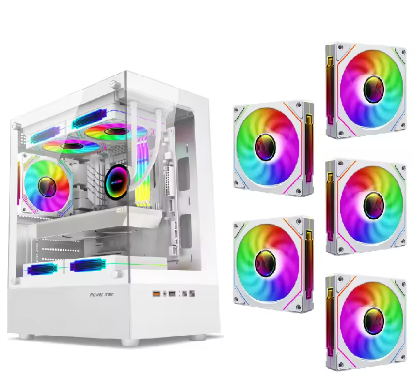 M-ATX / Mini ITX PC Behuizing met Transparant Zijpaneel – Gaming Case met 240mm Waterkoeling Support