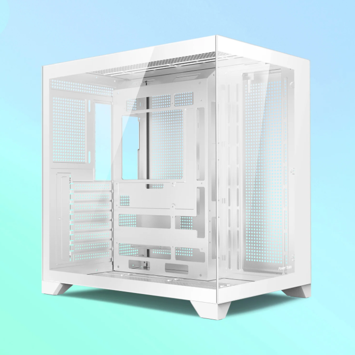 ATX Gaming PC Behuizing met Dubbel Glas – 360mm Waterkoeling Support en High-Airflow Design