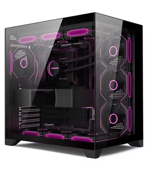 ATX Gaming PC Behuizing met Dubbel Glas – 360mm Waterkoeling Support en High-Airflow Design