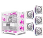 ATX Gaming PC Behuizing met Dubbel Glas – 360mm Waterkoeling Support en High-Airflow Design