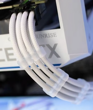 PC PSU Extension Kabel Set – ATX 24-Pin, PCI-E 8-Pin en CPU 8-Pin met Cable Combs, 30 cm