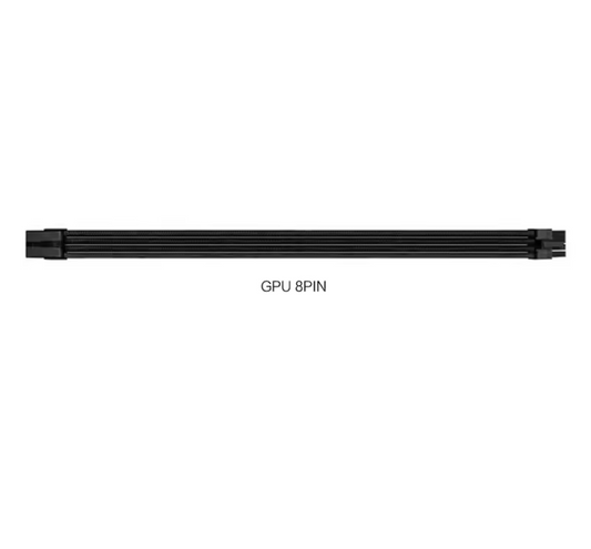PC PSU Extension Kabel Set – ATX 24-Pin, PCI-E 8-Pin en CPU 8-Pin met Cable Combs, 30 cm