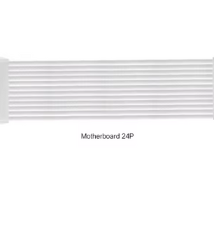 PC PSU Extension Kabel Set – ATX 24-Pin, PCI-E 8-Pin en CPU 8-Pin met Cable Combs, 30 cm