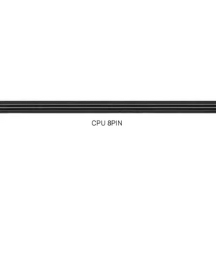 PC PSU Extension Kabel Set – ATX 24-Pin, PCI-E 8-Pin en CPU 8-Pin met Cable Combs, 30 cm