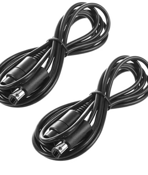 Set van 2 Controller Verlengkabels voor Game Console – 1.8 m Gamepad Extension Kabel