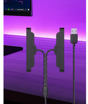 2-in-1 Controller Oplaadkabel voor Joy-Con – Magnetische Charging Cable met LED Indicator, 100 cm