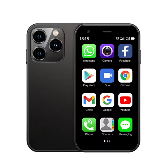 Mini Smartphone 3.0 Inch – Dual SIM Android Telefoon met WiFi, GPS en 16GB Opslag