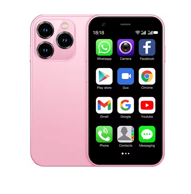 Mini Smartphone 3.0 Inch – Dual SIM Android Telefoon met WiFi, GPS en 16GB Opslag