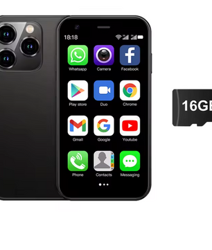 Mini Smartphone 3.0 Inch – Dual SIM Android Telefoon met WiFi, GPS en 16GB Opslag