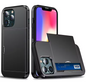 Telefoonhoes met Kaartslot – Schokbestendige Case met Slide Wallet en Dubbele Bescherming