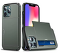 Telefoonhoes met Kaartslot – Schokbestendige Case met Slide Wallet en Dubbele Bescherming