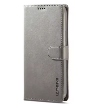 Leren Telefoonhoes met Magneetsluiting – Beschermende Flip Case met TPU Binnenkant