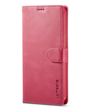 Leren Telefoonhoes met Magneetsluiting – Beschermende Flip Case met TPU Binnenkant