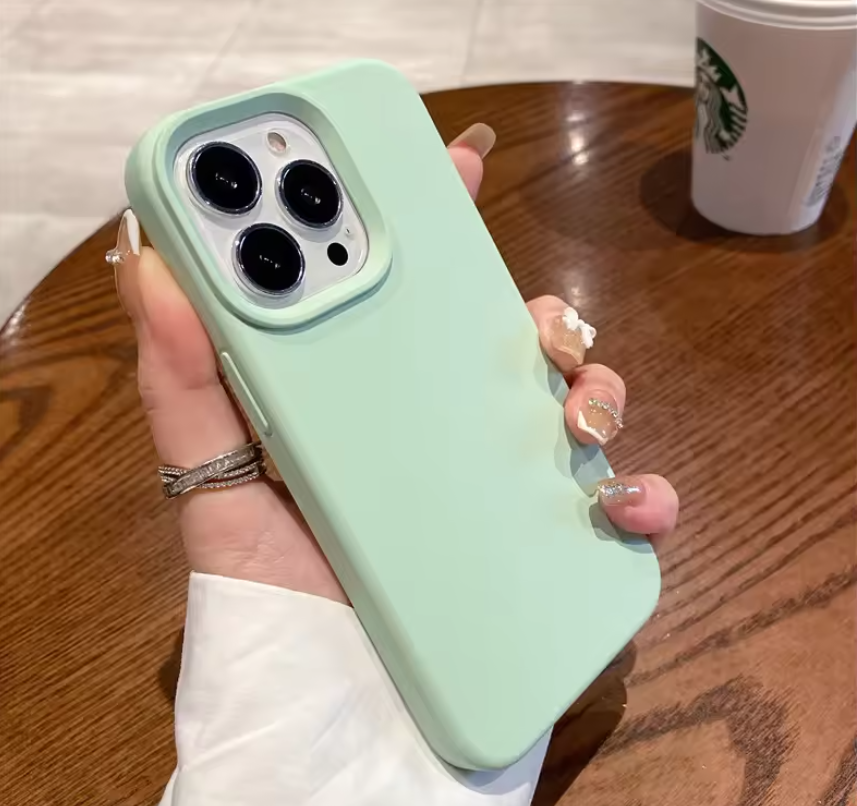 Silicone Telefoonhoes – Zachte Beschermcase met Camera Bescherming en Slim Design