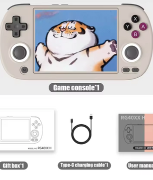 Retro Handheld Game Console – 4.0 Inch IPS Scherm, 64-bit Linux en Draagbaar Gaming Systeem
