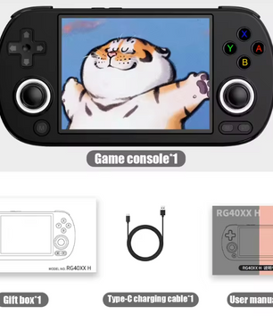 Retro Handheld Game Console – 4.0 Inch IPS Scherm, 64-bit Linux en Draagbaar Gaming Systeem