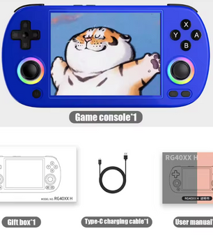 Retro Handheld Game Console – 4.0 Inch IPS Scherm, 64-bit Linux en Draagbaar Gaming Systeem