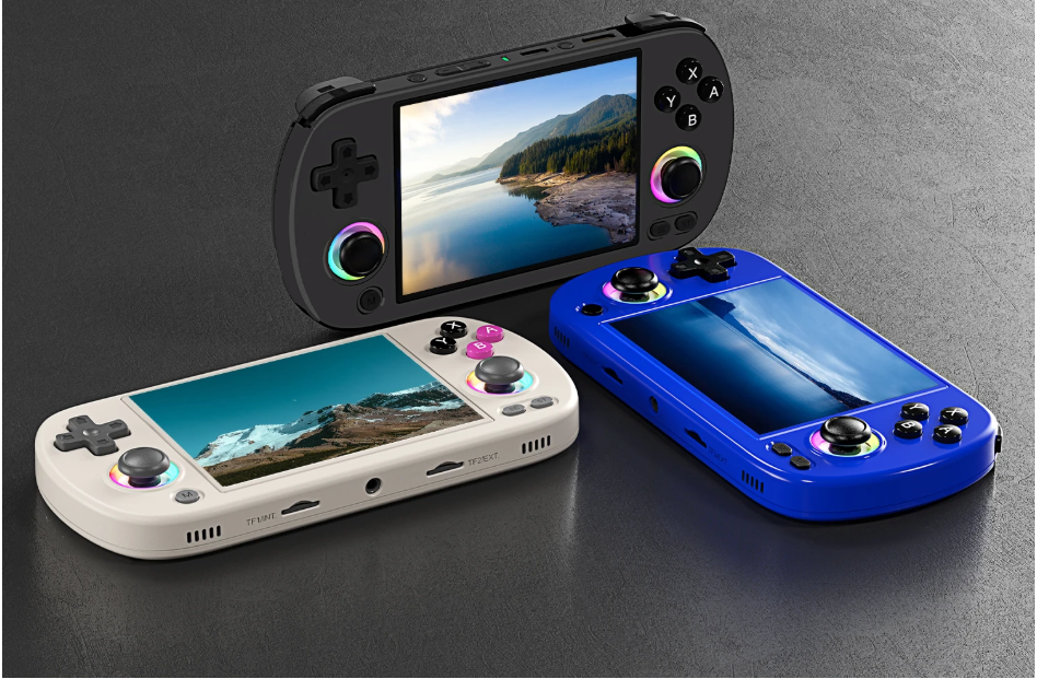 Retro Handheld Game Console – 4.0 Inch IPS Scherm, 64-bit Linux en Draagbaar Gaming Systeem