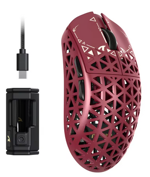 Ultra Lichtgewicht Gaming Muis – Carbon Fiber, 8K Draadloos en High-End Sensor