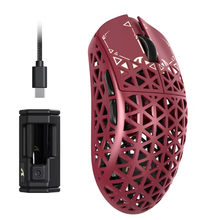 Ultra Lichtgewicht Gaming Muis – Carbon Fiber, 8K Draadloos en High-End Sensor
