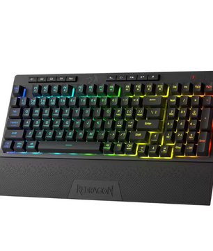 Draadloos Gaming Toetsenbord met RGB – 98 Toetsen, Macro Functies en Polssteun