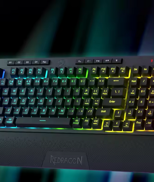 Draadloos Gaming Toetsenbord met RGB – 98 Toetsen, Macro Functies en Polssteun