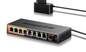 2.5G Managed Netwerk Switch – 8 Poorten + 10G SFP Uplink, Stil en Krachtig