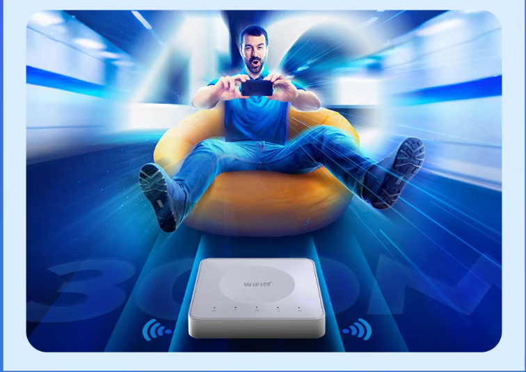 4G LTE WiFi 6 Router – 300Mbps Mobiele Hotspot met SIM Slot
