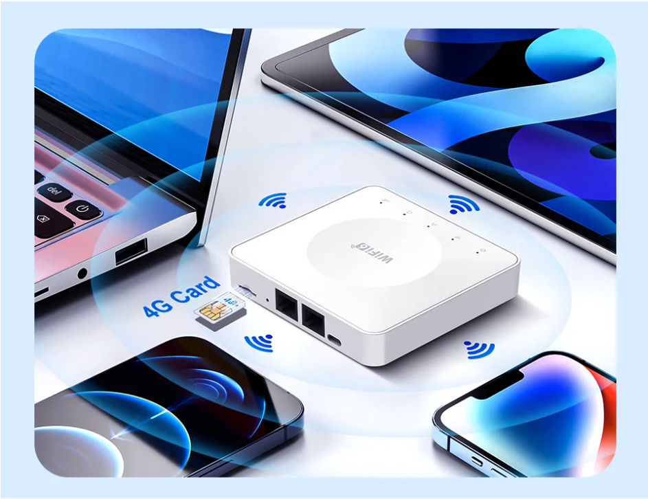 4G LTE WiFi 6 Router – 300Mbps Mobiele Hotspot met SIM Slot
