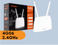 4G LTE WiFi Router AC1200 – Dual Band Modem met SIM Slot en VPN