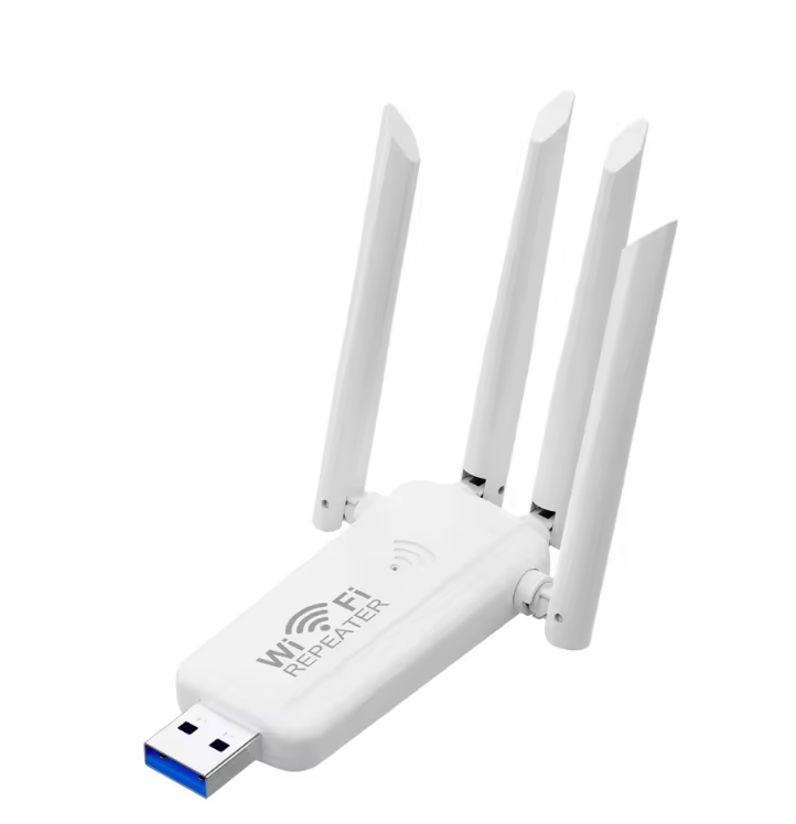 nterieur!  WiFi Versterker 300Mbps – Repeater met 4 Antennes en Groot Bereik