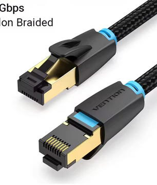 Cat8 Ethernet Kabel – 40Gbps SFTP Netwerkkabel met RJ45 Connector voor Router en Modem