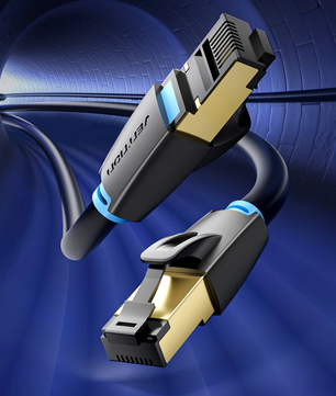 Cat8 Ethernet Kabel – 40Gbps SFTP Netwerkkabel met RJ45 Connector voor Router en Modem