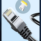 Cat6 Ethernet Kabel – Gigabit RJ45 Netwerkkabel met Afscherming voor Router en LAN