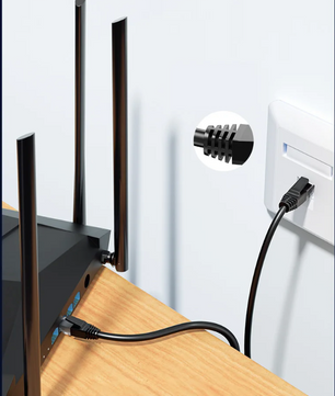 Cat6 Ethernet Kabel – Gigabit RJ45 Netwerkkabel met Afscherming voor Router en LAN