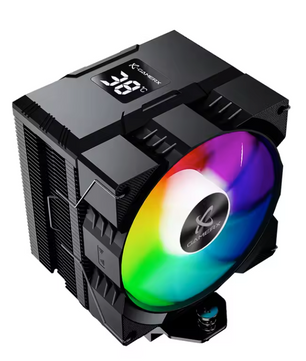 CPU Koeler met ARGB en Temperatuurdisplay – 4 Heatpipes LGA1700/AM5