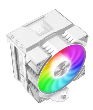 CPU Koeler met ARGB en Temperatuurdisplay – 4 Heatpipes LGA1700/AM5