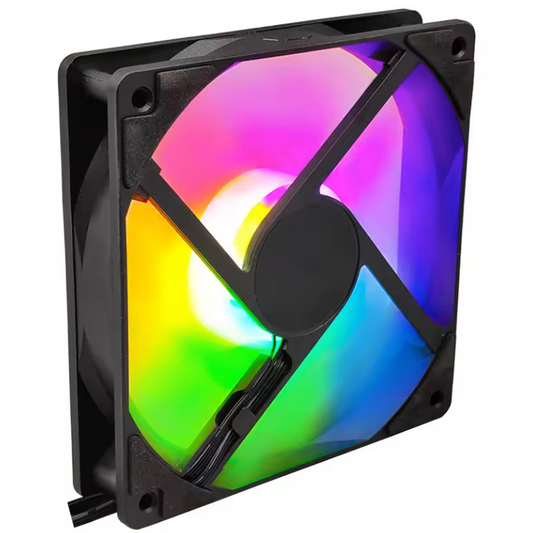120mm PC Case Fan met RGB – Stille Gaming Ventilator met Hoge Koelprestaties