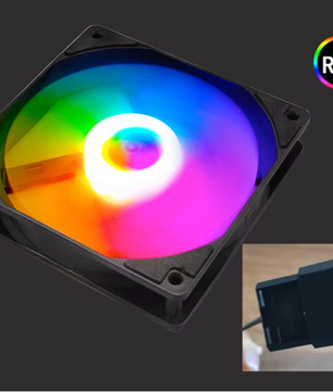 120mm PC Case Fan met RGB – Stille Gaming Ventilator met Hoge Koelprestaties