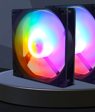 120mm PC Case Fan met RGB – Stille Gaming Ventilator met Hoge Koelprestaties