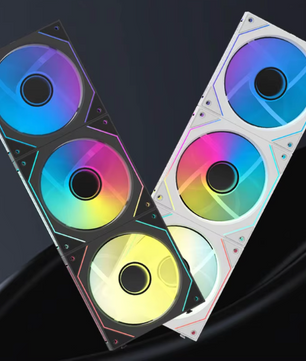 360mm PC Case Fan Set – 3×120mm ARGB met Infinity Mirror en Modulaire Koppeling