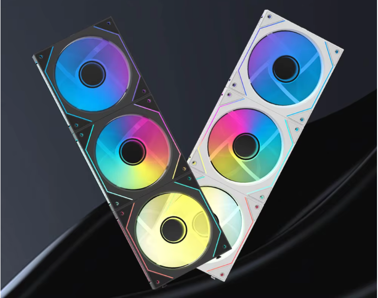 360mm PC Case Fan Set – 3×120mm ARGB met Infinity Mirror en Modulaire Koppeling