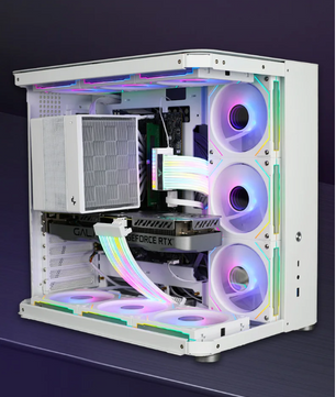 360mm PC Case Fan Set – 3×120mm ARGB met Infinity Mirror en Modulaire Koppeling