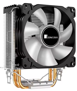CPU Koeler Tower met RGB – 2 Heatpipes en 92mm Ventilator voor Intel en AMD